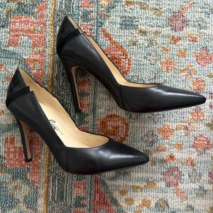Charly Amar Pulido Black Leather Pump 6